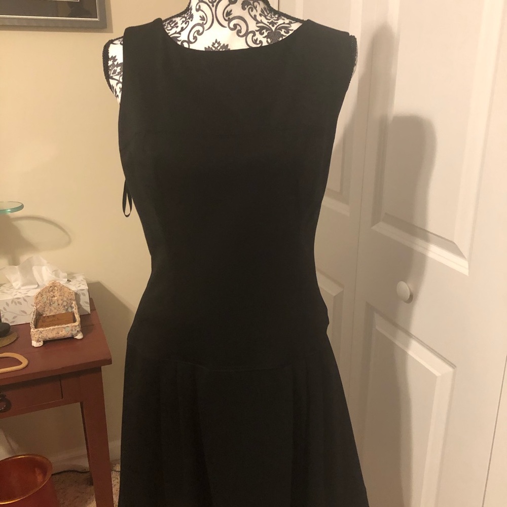 Black Ponte Knit dress